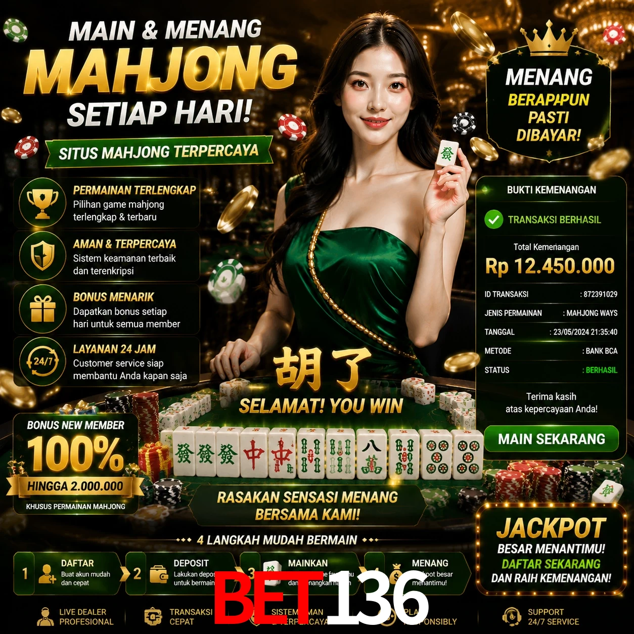 Ganhar e sacar na bet136